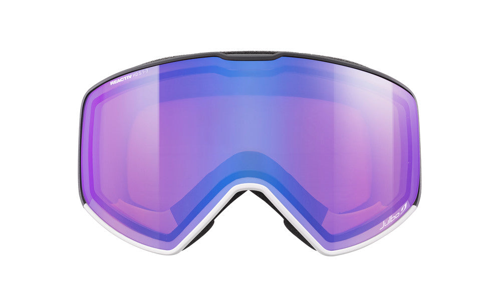Julbo Cyrius-X Skibrille – Weiß / Schwarz – REACTIV HD 1-3 – Detailansicht