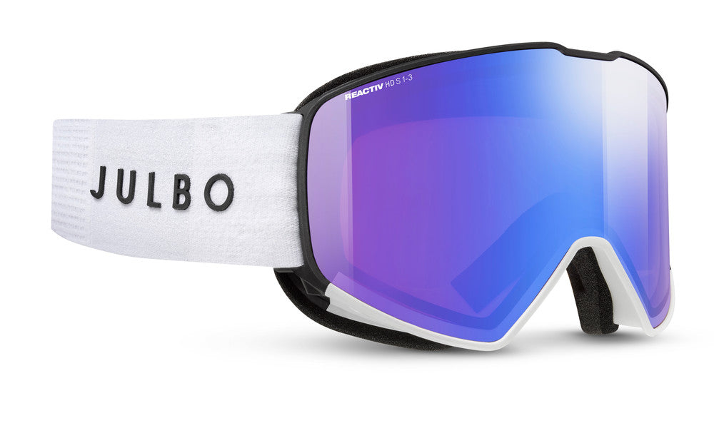 Julbo Cyrius-X Skibrille – Weiß / Schwarz – REACTIV HD 1-3 – Frontansicht