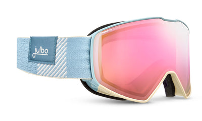 Julbo Cyrius-X Skibrille – Hellblau / Beige – REACTIV HD 1-3 – Frontansicht