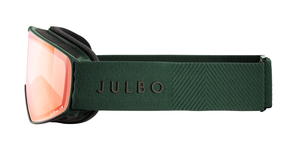 Julbo Cyrius-X Skibrille – Dunkelgrün – Spectron HD 1 – Seitenansicht