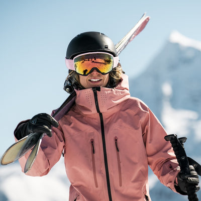 Julbo Hit Skibrille – Rosa / Schwarz – REACTIV 1-3 High Contrast – Seitenansicht