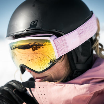 Julbo Hit Skibrille – Rosa / Schwarz – REACTIV 1-3 High Contrast – Detailansicht