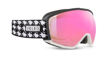 Julbo Hit Skibrille – Schwarz / Weiß – REACTIV HD 1-3 – Frontansicht