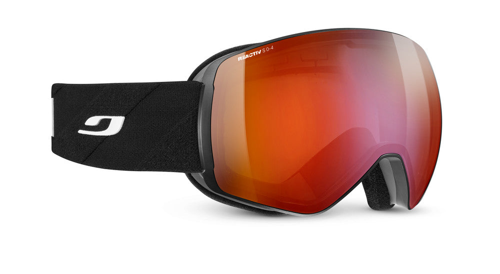 Julbo Stormchaser Skibrille – Schwarz / Schwarz – REACTIV 0-4 High Contrast – Frontansicht