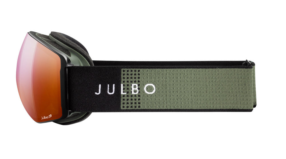 Julbo Stormchaser Skibrille – Grün / Schwarz – REACTIV 0-4 High Contrast – Seitenansicht