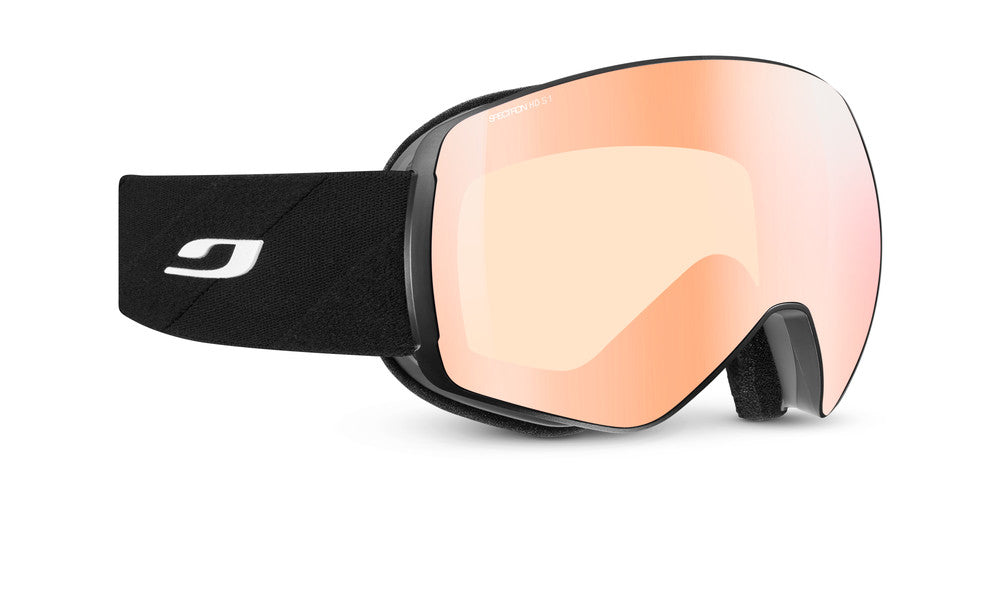 Julbo Stormchaser Skibrille – Schwarz / Schwarz – Spectron HD 1 – Frontansicht