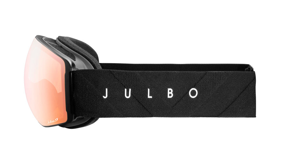 Julbo Stormchaser Skibrille – Schwarz / Schwarz – Spectron HD 1 – Seitenansicht
