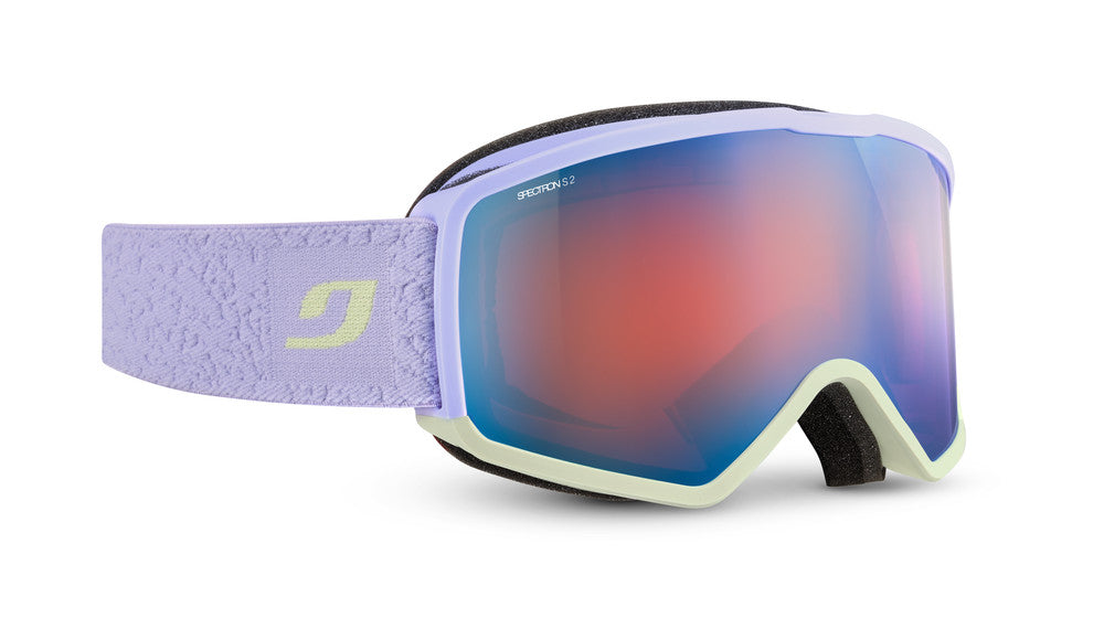 Julbo Banger Skibrille – Violett / Grün – Spectron 2 – Frontansicht