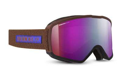 Julbo Banger Skibrille – Braun / Schwarz – REACTIV 0-4 High Contrast – Frontansicht