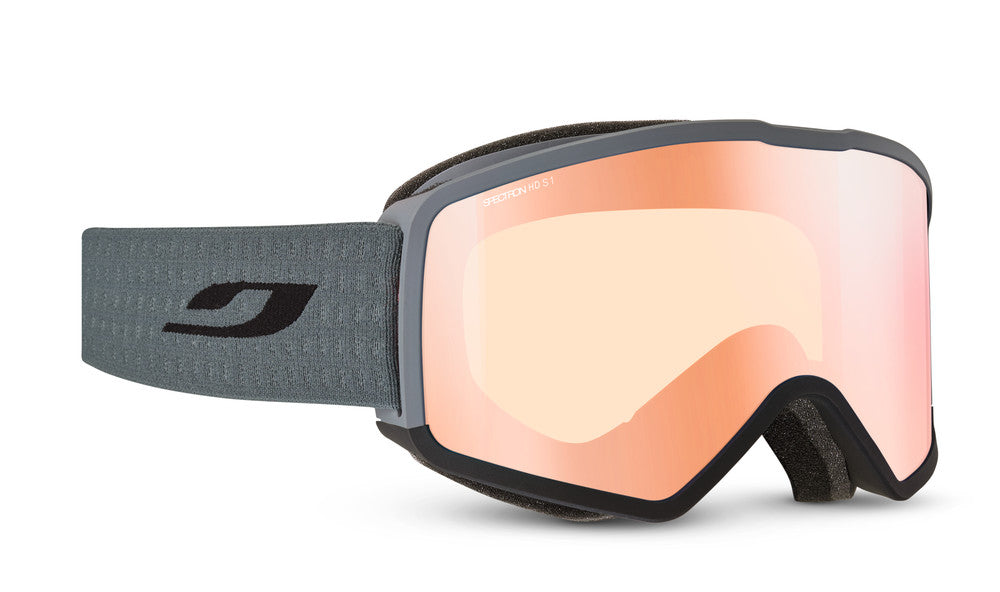 Julbo Banger Skibrille – Grau / Schwarz – Spectron HD 1 – Frontansicht