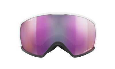 Julbo Hit OTG Skibrille – Weiß / Schwarz – REACTIV 0-4 High Contrast – Detailansicht