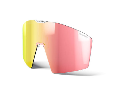 Julbo Wechselscheiben für Edge – REACTIV 1-3 Light Amplifier (Multilayer Rosa Gold) – Frontansicht