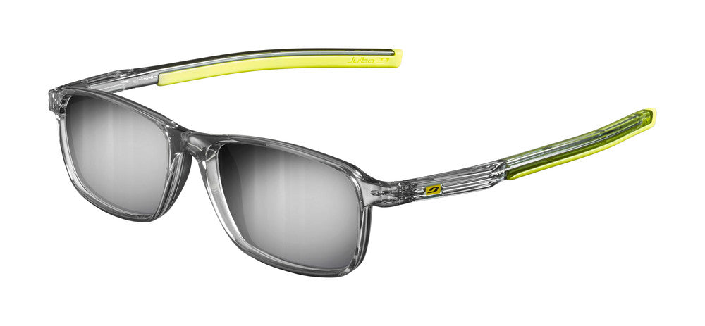 Julbo Ikko Kindersonnenbrille – Schwarz Durchscheinend / Gelb – Spectron 3 – Frontansicht