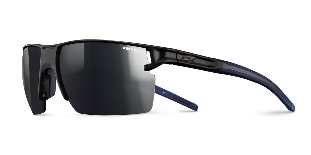 Julbo Outline Sportbrille – Grau / Blau – REACTIV 0-3 – Frontansicht