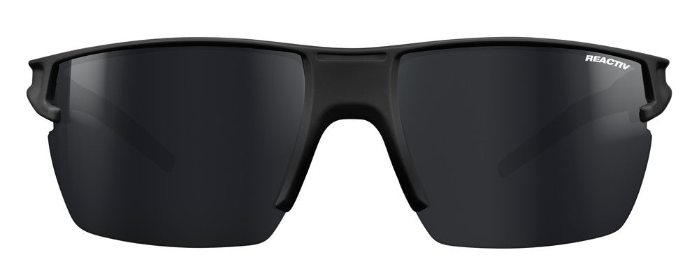 Julbo Outline Sportbrille – Grau / Blau – REACTIV 0-3 – Detailansicht