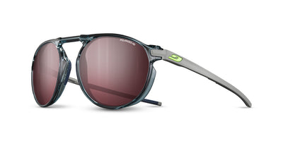 Julbo Meta Sonnenbrille – Blau Durchscheinend / Hellgrau – Spectron HD 3 Polarized – Frontansicht