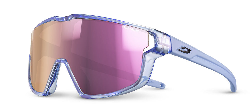 Julbo Fury Mini Kinder-Sportbrille – Lila / Lila Matt – Spectron 3 – Frontansicht