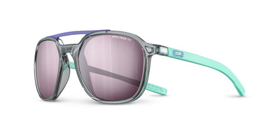 Julbo Slack Sonnenbrille – Grau / Violett / Mint – Spectron HD 3 – Frontansicht