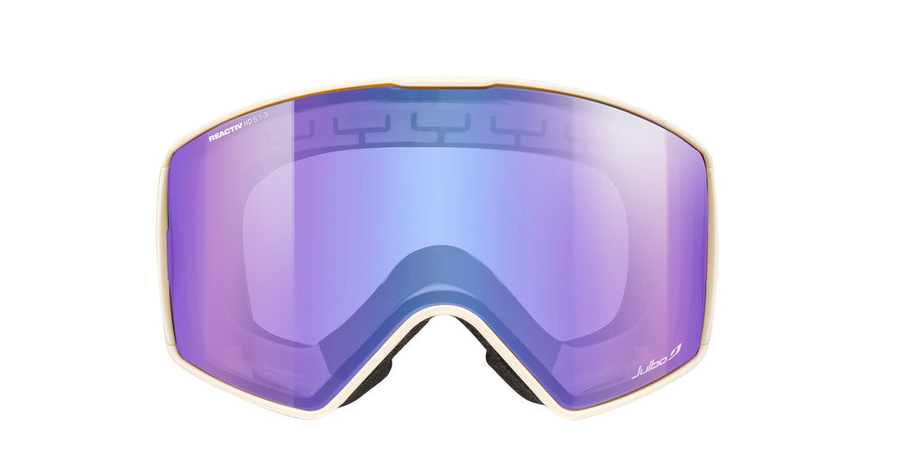 Julbo Launcher Skibrille – Beige – REACTIV HD 1-3 – Detailansicht