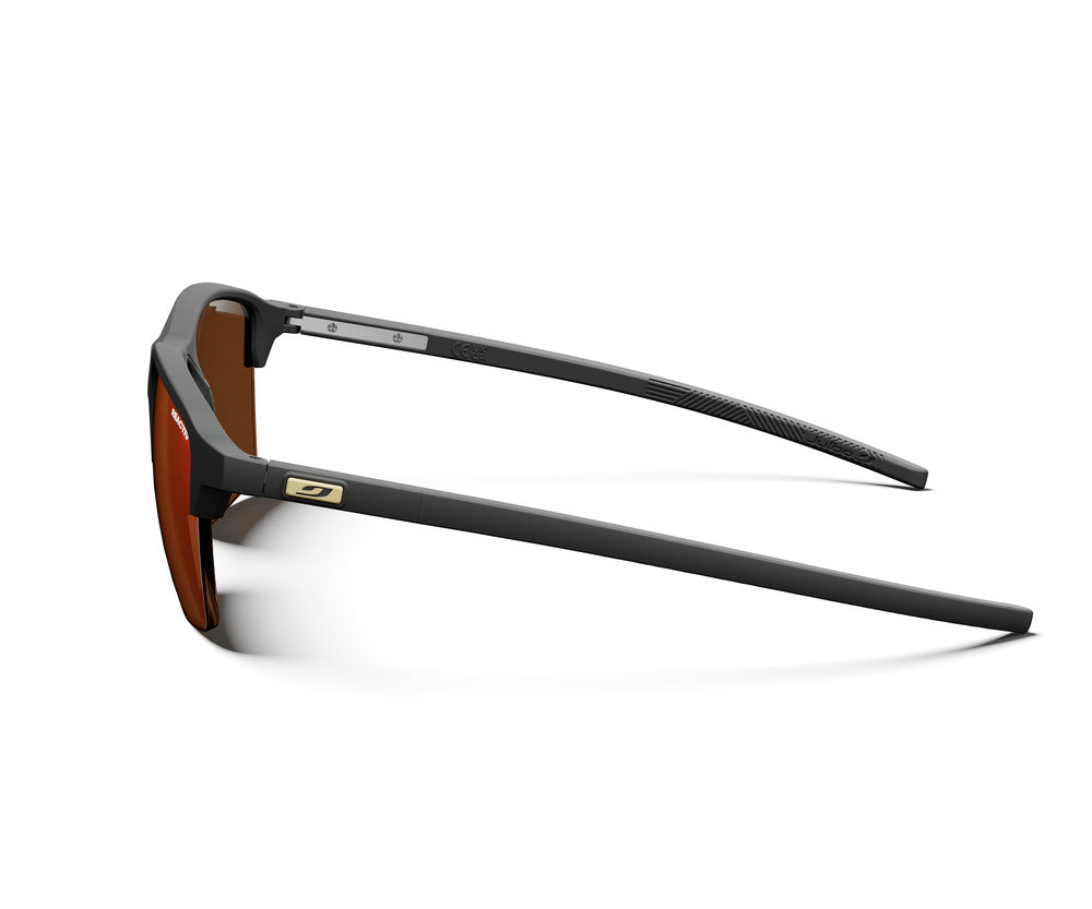 Julbo Crossline Sportbrille – Schwarz – REACTIV 0-3 High Contrast – Seitenansicht