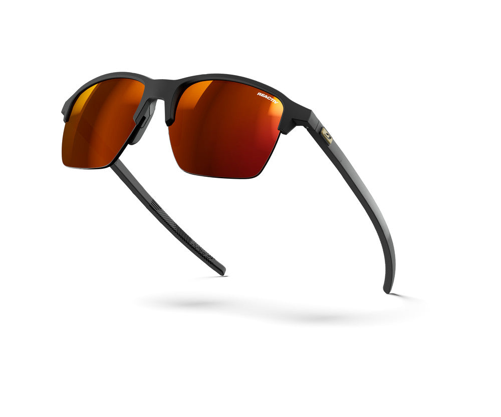 Julbo Crossline Sportbrille – Schwarz – REACTIV 0-3 High Contrast – Detailansicht