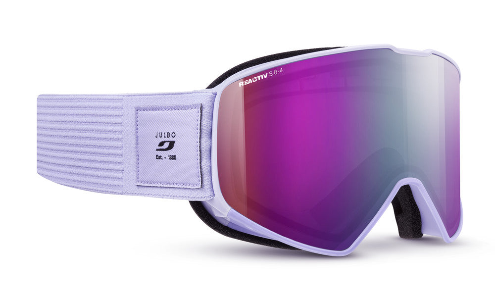 Julbo Cyrius-X Skibrille – Hellviolett – REACTIV 0-4 High Contrast – Frontansicht