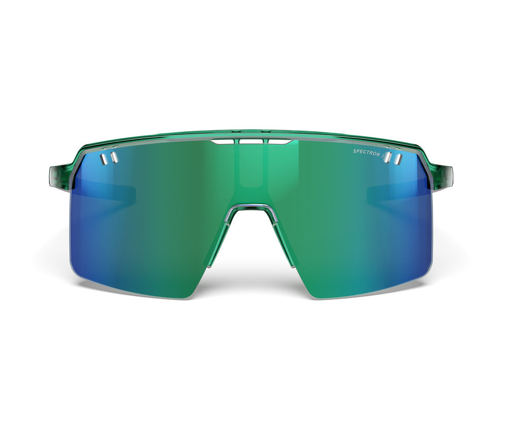 Julbo Intensity Junior Kinder-Sportbrille – Grün / Hellgrau Matt – Spectron 3 – Detailansicht