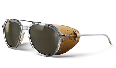 Julbo Tribute Sonnenbrille – Kristall / Camel / Havana – Spectron 3 Polarized – Frontansicht