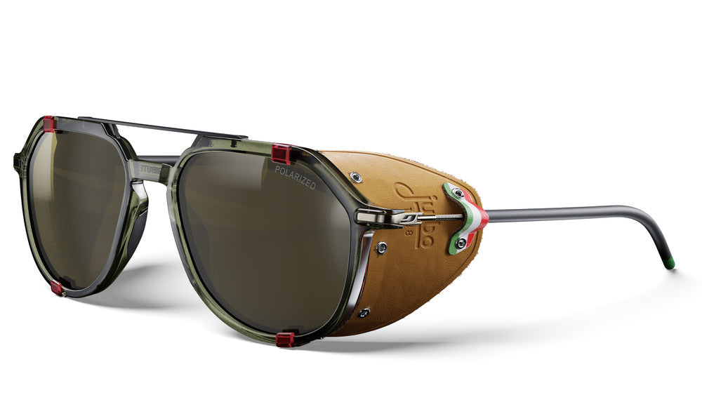 Julbo Tribute Dreamers Series Sonnenbrille – Grün Army / Braun – Spectron 3 Polarized – Frontansicht