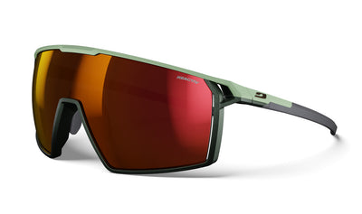 Julbo Rush 2 Sportbrille – Hellgrün / Grün – REACTIV 0-3 High Contrast – Frontansicht