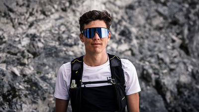 evil eye trailsense II Sportbrille – dark grey matt – LST® active blue M – Modelfoto