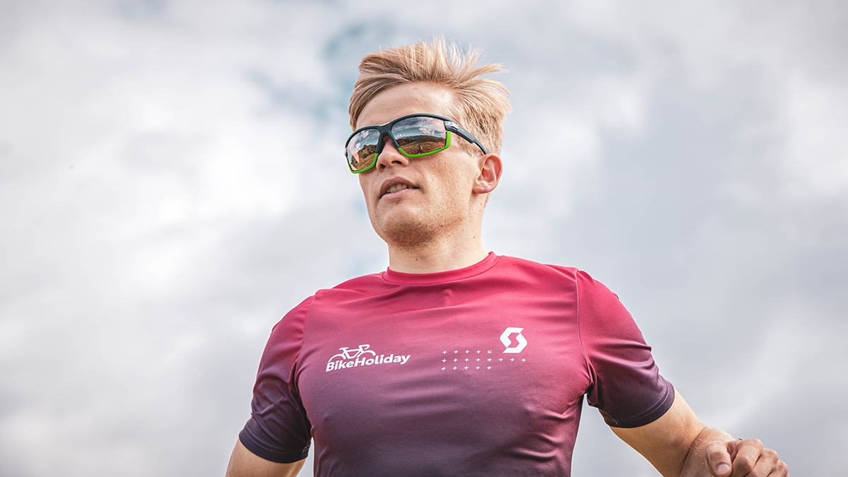 evil eye pathline air pro Sportbrille – dark blue matt – LST® active silver M – Modelfoto
