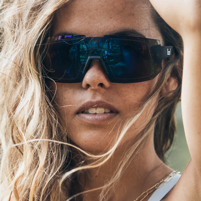 gloryfy G23 HELIOZ KRAFT runners Edition Sportbrille – Tragebild Damen