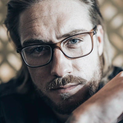 gloryfy GX Denver sky Korrektionsbrille – Tragebild Damen
