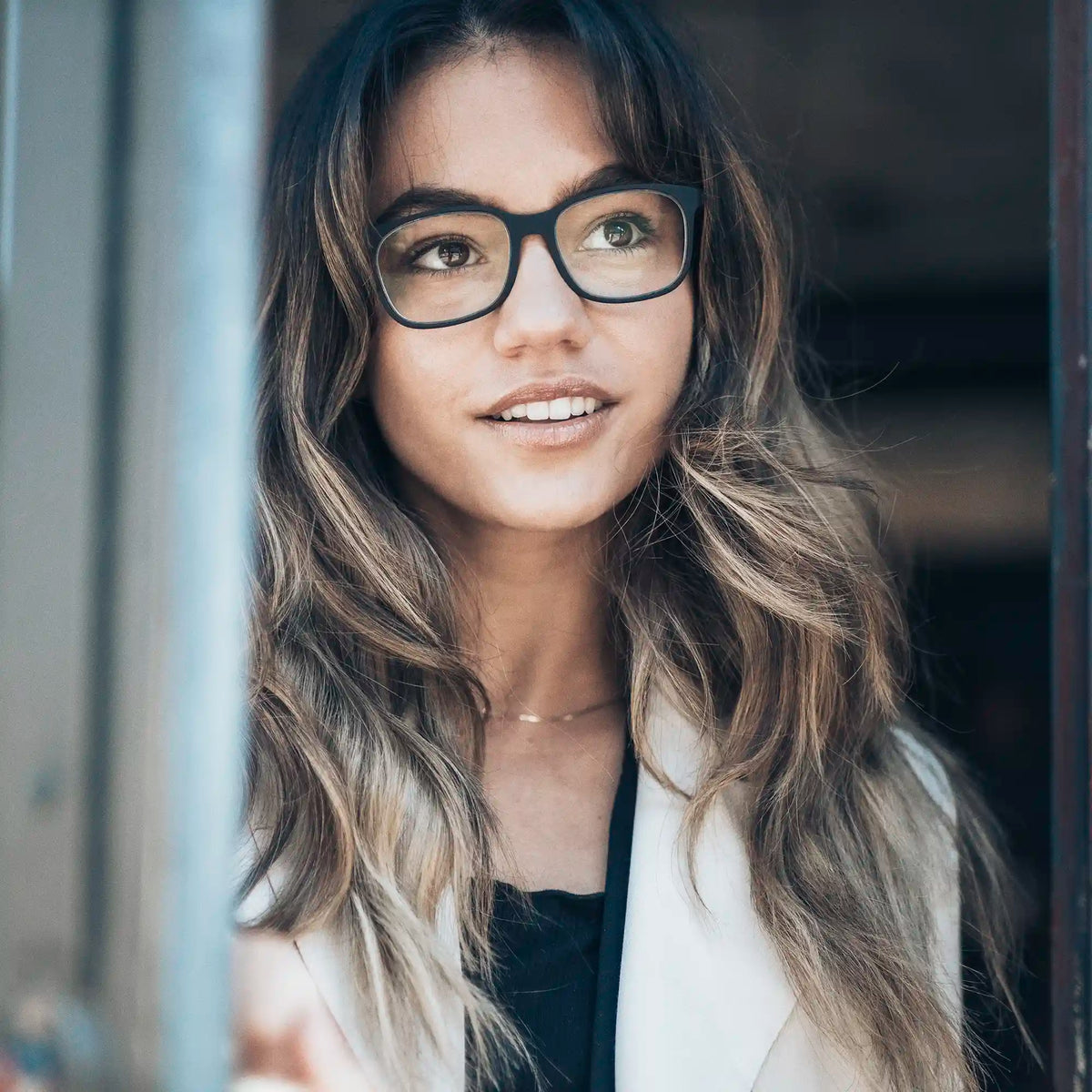 gloryfy GX Leo by Ralf Rangnick Korrektionsbrille – Tragebild Damen