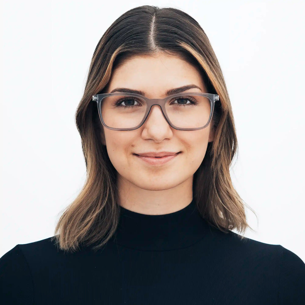 gloryfy GX Palermo night havanna Korrektionsbrille – Tragebild Damen