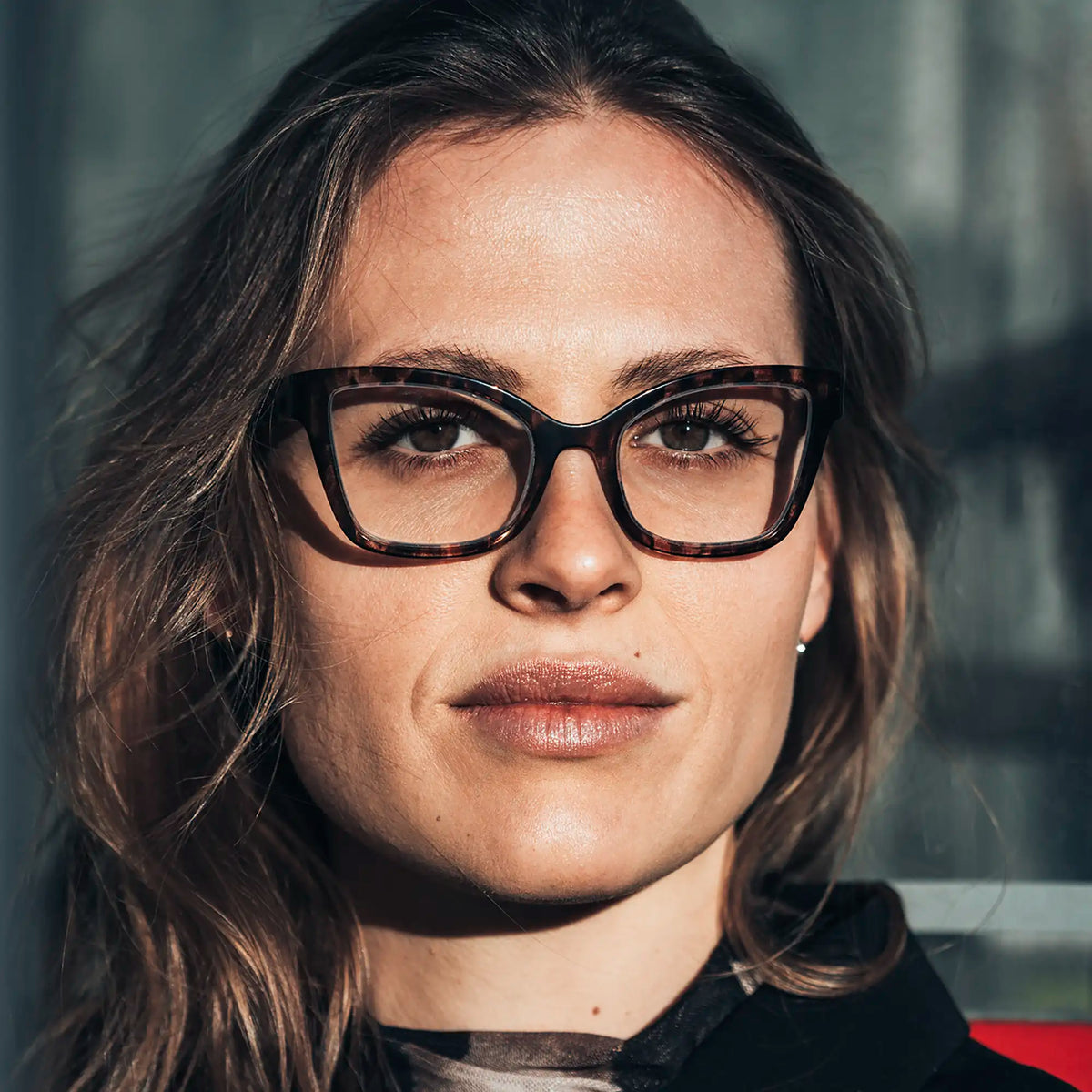 gloryfy GX Roma dark green Korrektionsbrille – Tragebild Damen