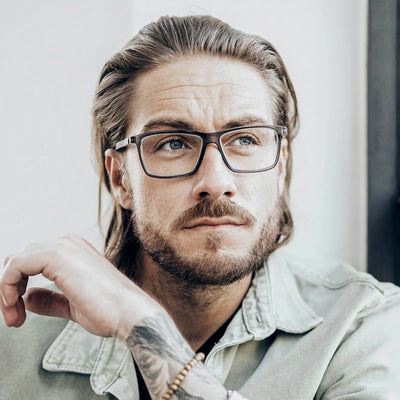 gloryfy GX Kapstadt grey Korrektionsbrille – Tragebild Herren