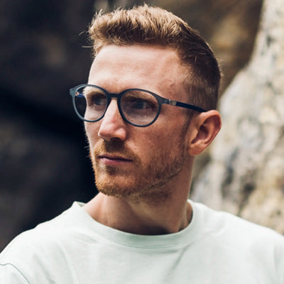 gloryfy GX Stockholm red matt Korrektionsbrille – Tragebild Herren