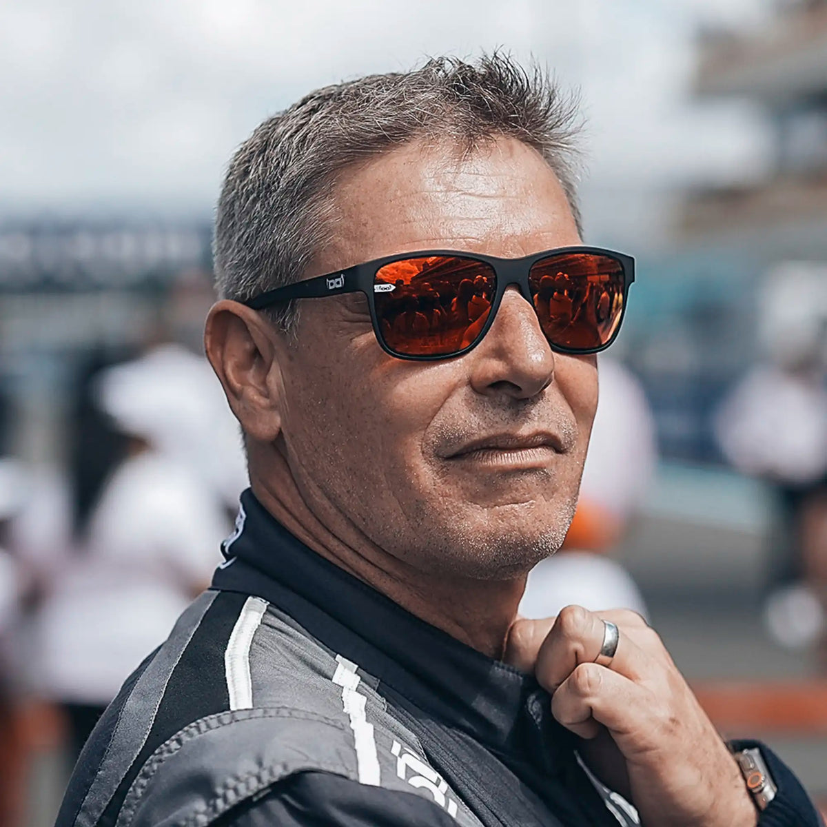 gloryfy Gi39 Drive smoke grey Sonnenbrille – Tragebild Herren
