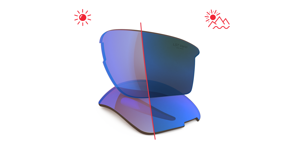 evil eye Wechselglas LST® blue light VARiO M für elate.p