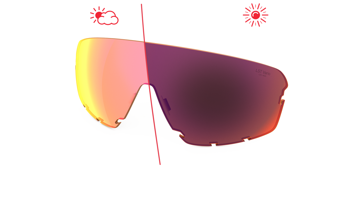 evil eye Wechselglas LST® VARiO purple M für traileye ng pro & traileye ng