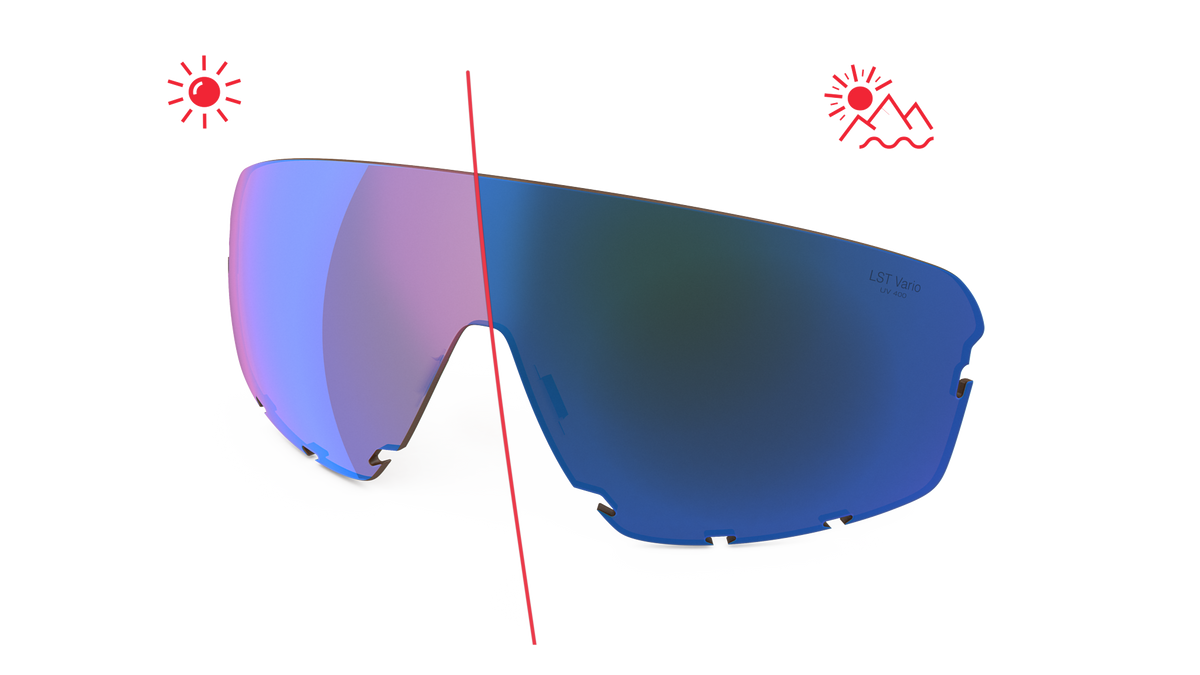 evil eye Wechselglas LST® blue light VARiO M für traileye ng pro & traileye ng