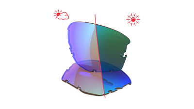 evil eye Wechselglas LST® VARiO blue-green M für elate ng
