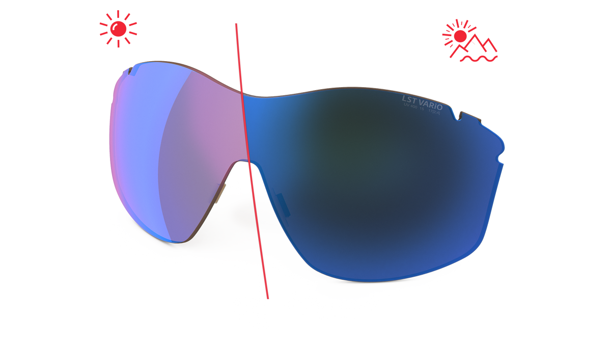 evil eye Wechselglas LST® blue light VARiO M für vistair-d
