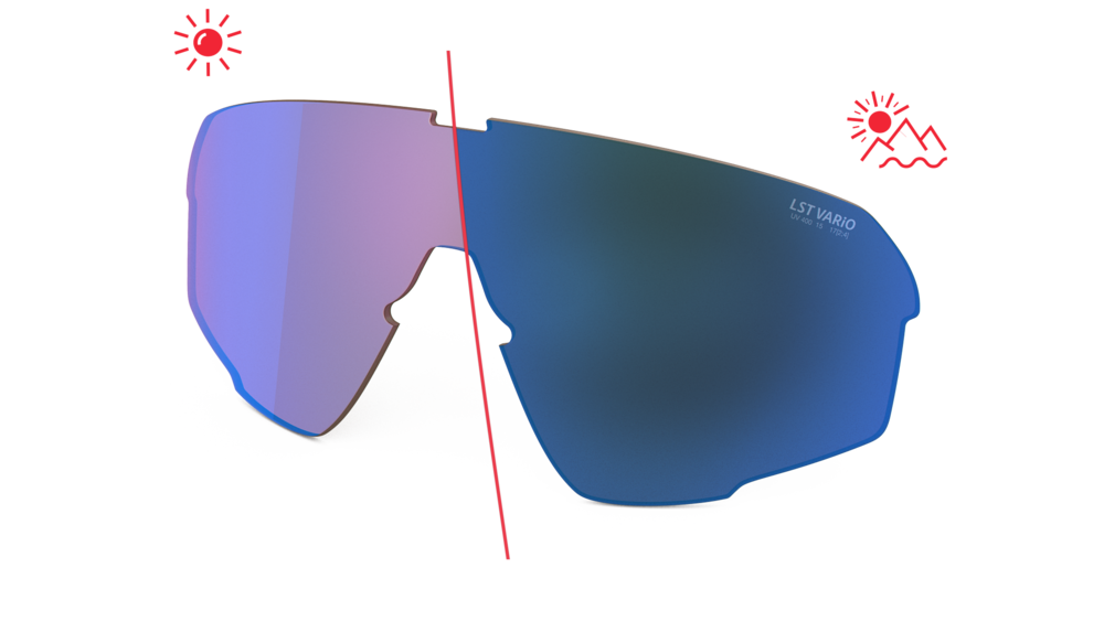 evil eye Wechselglas LST® blue light VARiO M für trailsense