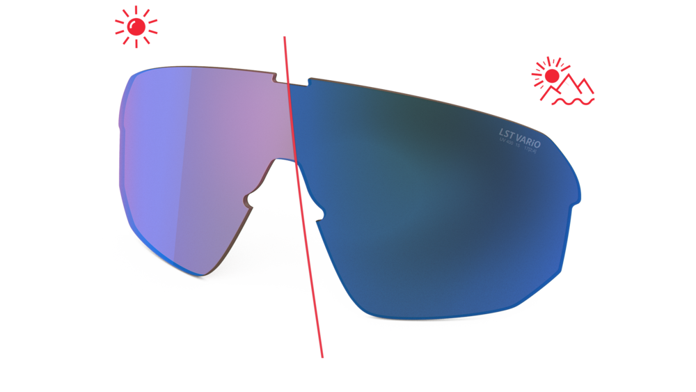 evil eye Wechselglas LST® blue light VARiO M für trailsense II