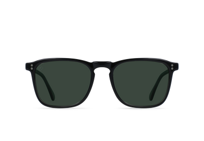 Raen Wiley 56 Sonnenbrille – Recycled Black / Green Polarized