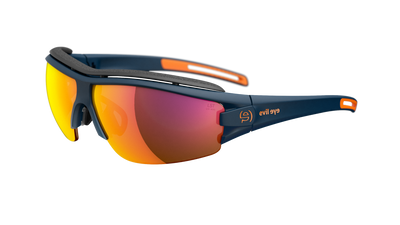 evil eye trace pro Sportbrille – dark blue matt – LST® active red M – Seitenansicht