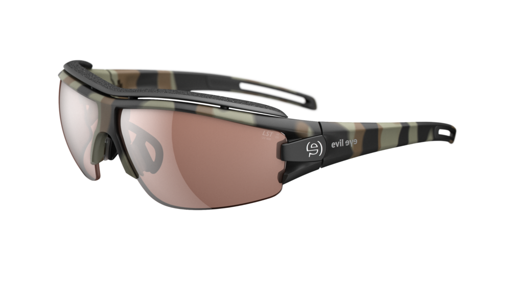 evil eye trace pro Sportbrille – camo matt – LST® contrast silver M – Seitenansicht